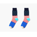 Beliebtes Punkt gestreiftes Design süßes Baumwoll farbenfrohe Mode lustige Frau Happy Socken